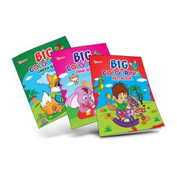 Diamond Toons Big Colouring Books Colouring Books Set of 3 - English-12