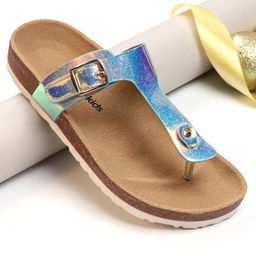Pine Kids Velcro Closure Sandals - Silver-picture-45