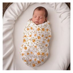 Moms Home Baby Muslin Swaddle | Bloom  | Pack Of 1-image-24
