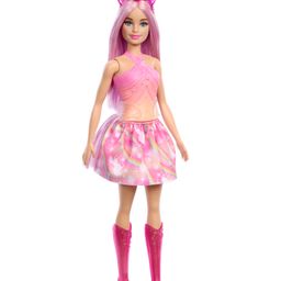 Barbie Unicorn Doll with Ombre Outfit and Unicorn Accessories Pink - Height 31.5 cm-image-65