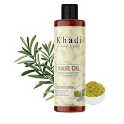 khadi natural herbal Rosemary & Henna Hair Oil- 100 ml-image-75