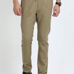 THE BEETEL HOUSE Men Relaxed Linen Traveller Trousers-image-54