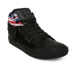 BRITISH KNIGHTS Men Black ROCO Mid-Top Sneakers-image-35
