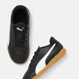 Puma Unisex Kids Black Monarch II IT Football Shoes-28