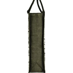 Kuber Industries Floral Printed Jute Handheld Bag image 3