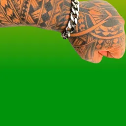 Dynamic Retail Global Men Silver-Plated Link Bracelet-image-86