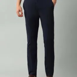 Arrow New York Blue Slim Fit Trousers-image-18