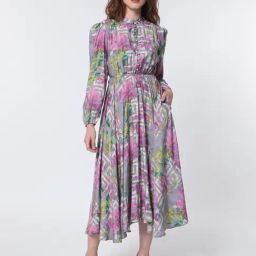 RAREISM Multi Polyester Printed Long Sleeves Dress-picture-12