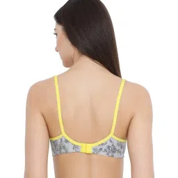 Clovia Grey Non-Wired Padded Full Coverage Bra image 2