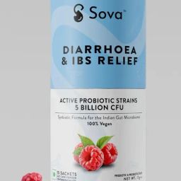Sova Health Diarrhoea & IBS Relief | CFU Probiotics for Diarrhoea & IBS Relief Powder - 5Bn-10