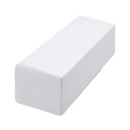 AS ONE Square Pillow NVK PVC Vinyl Chloride Resin Leather White, 8-3242-01-17