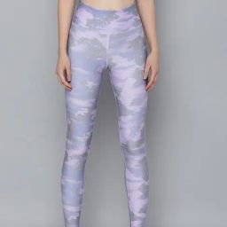 Reebok Purple Printed Sports Tights-image-58