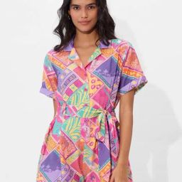 The Souled Store Multicolored Printed Playsuits-image-67