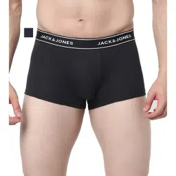 Jack & Jones Black & Navy Regular Fit Trunks - Pack Of 2-picture-45
