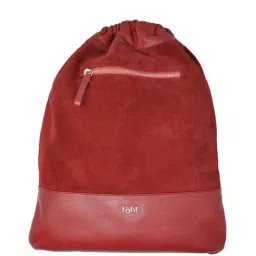 Tohl Red Leather Medium Backpack-17