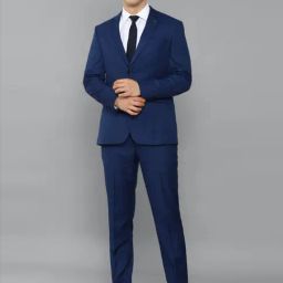 Allen Solly Navy Slim Fit Two Piece Suits-image-44