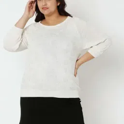 Vero Moda Curve White Sweater-image-97