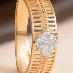 Mia by Tanishq Love Symphony Gold & Diamond Finger Ring-picture-39