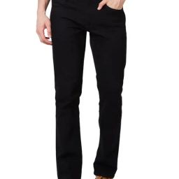Spykar Black Cotton Bootcut Fit Jeans-image-64