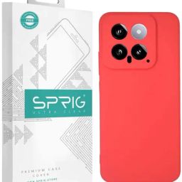 Sprig Back Cover for Mi 14 (Red)-image-16