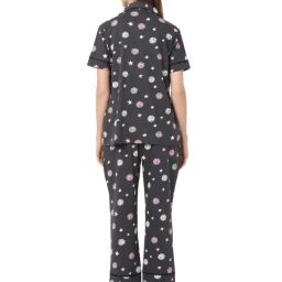 Smarty Pants Grey Regular Fit Printed Pyjama Set image 2