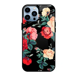 QRIOH Floral Printed iPhone 13 Pro Back Case Mobile Accessories-picture-36