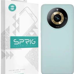 Sprig Liquid Silicone Back Cover for REALME 11 PRO PLUS 5G (Green)-image-84