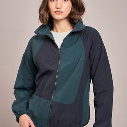 SASSAFRAS Women Colourblocked Sporty Jacket-picture-55