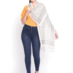 Style Quotient Brown & Red Checks Scarves image 3