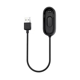KP Smartwatch 2 Pin Charging Dock USB Charging Cable 15 cm Black for Mi Band 4, syma42-image-45