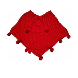 Cute Collection Girls Pure Wool Poncho-52