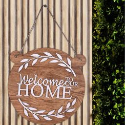 Romee Brown Wood Printed Wall Decor-42