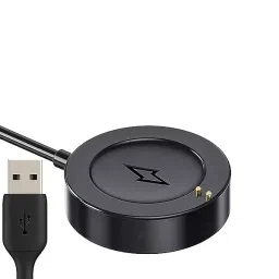 KP Smartwatch 2 Pin Magnetic USB Cable 1 m Black for Dock Fossil Gen 6, syma65-32