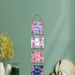 Romee Multi Wood Printed Wall Decor-18