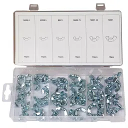 DURATOOL Wing Nut Set, 75Pcs, D01901-21
