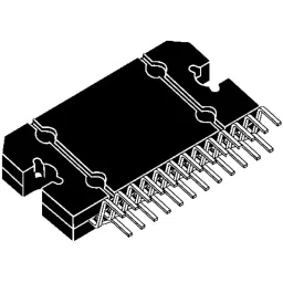 STMicroelectronics Bridge Amplifier Through Hole Mounting 30 W 25-Pin, TDA7850 image 3