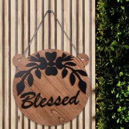 Romee Brown Wood Printed Wall Decor-16