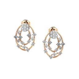 VALANOVA 14K Rose Gold 0.62 Ct Lab Grown Diamond Earrings-picture-33