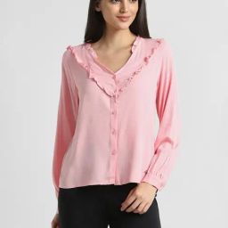 Allen Solly Pink Regular Fit Shirt-image-108