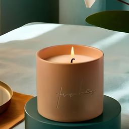 Ekhasa Brown Osmanthus Fragrance Scented Jar Candle-image-29