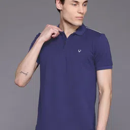 Allen Solly Men Polo Collar Pure Cotton T-shirt-picture-36