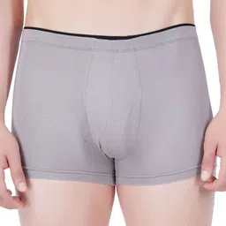 SKINOUS Men Mid-Rise Lightweight Short Trunk SK 4015_M-GRY_XXL-25