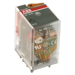 ABB Power Relay, 4Pdt, 6A, 250V, Socket, 1SVR405618R7100-23