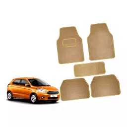 Auto Pearl CMBE73 Polyester Standard Mat for Ford Figo (Beige)-image-64