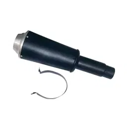 RA Accessories Black Silver Outlet Long Black Silencer Exhaust for Suzuki GSX S1000-image-91