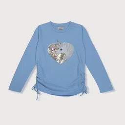 Gini and Jony Embellished Applique Cotton Top-22