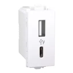 Schneider Electric Clipsal X USB Charger A+C Type 2.4 Amp 2 Socket White, CPXACUSB1P1M_WE-image-92