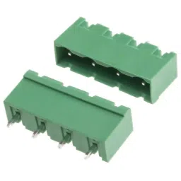 RS PRO 4 Way Pluggable Terminal Block 7.62 mm Pitch Solder Termination, 8745398-99