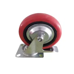 SUWAS TROLLEY STORE 6 x 2 Inch 300 Kg PU Swivel with Brake Castor Wheel 6X2-300-BR-PU-image-14
