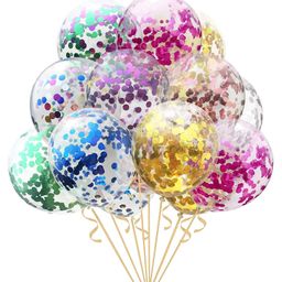 Johra Confetti Balloons Decoration Multicolor - Pack of 10-image-56